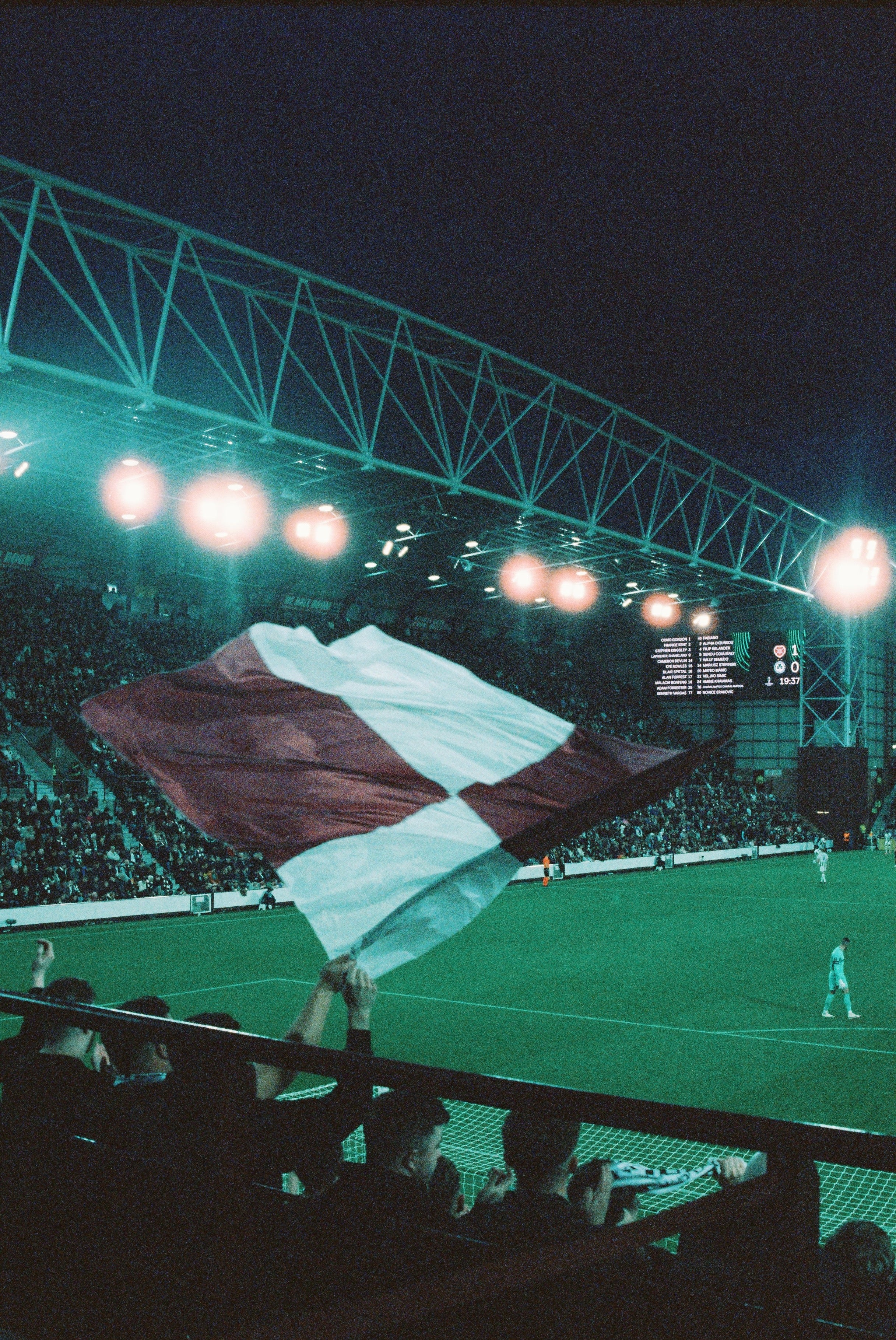 Under the Lights at Tynecastle