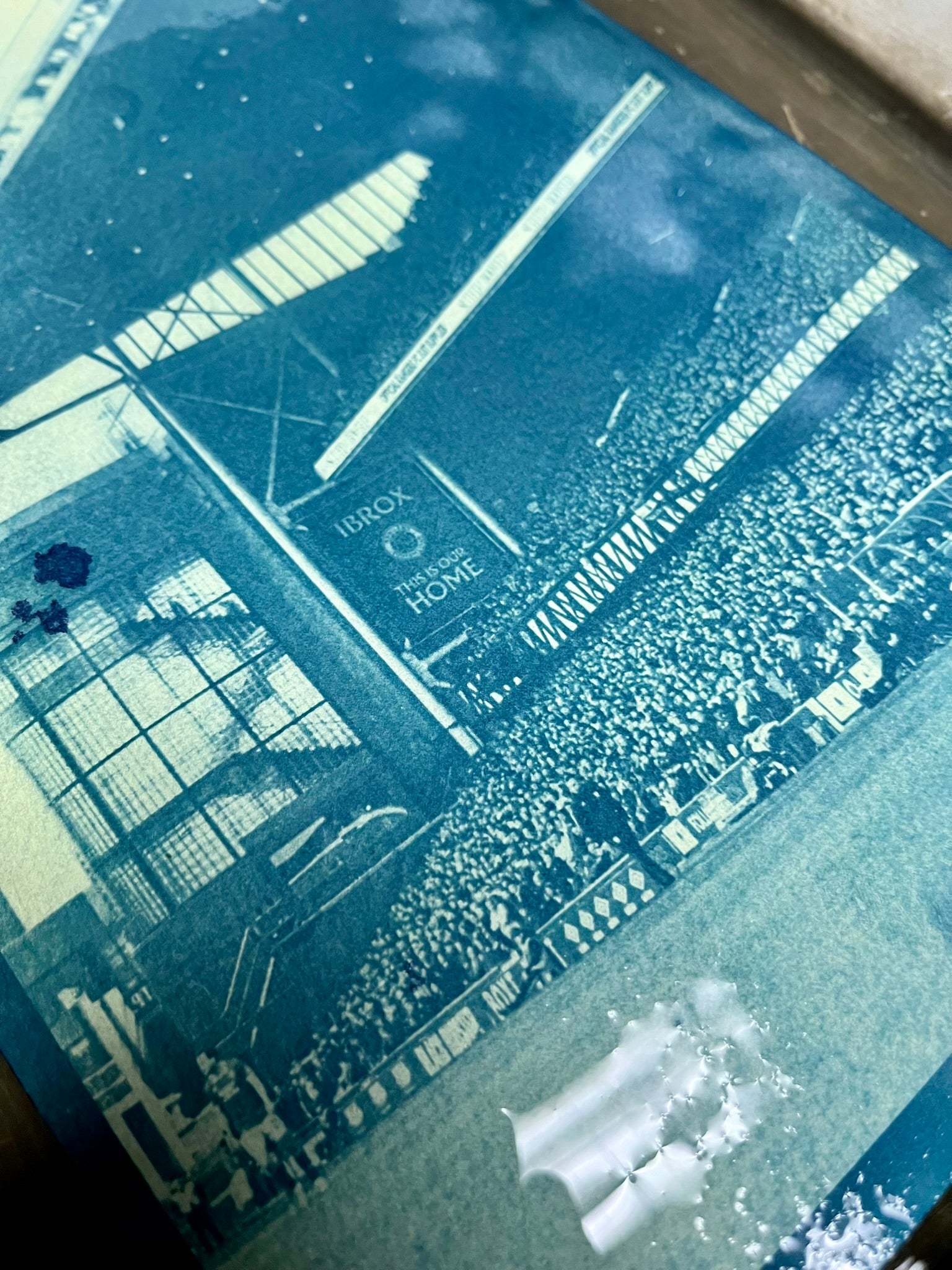 'Blue Sea of Ibrox' - Rangers Main Stand on Old Firm Day
