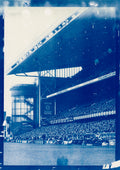 'Blue Sea of Ibrox' - Rangers Main Stand on Old Firm Day