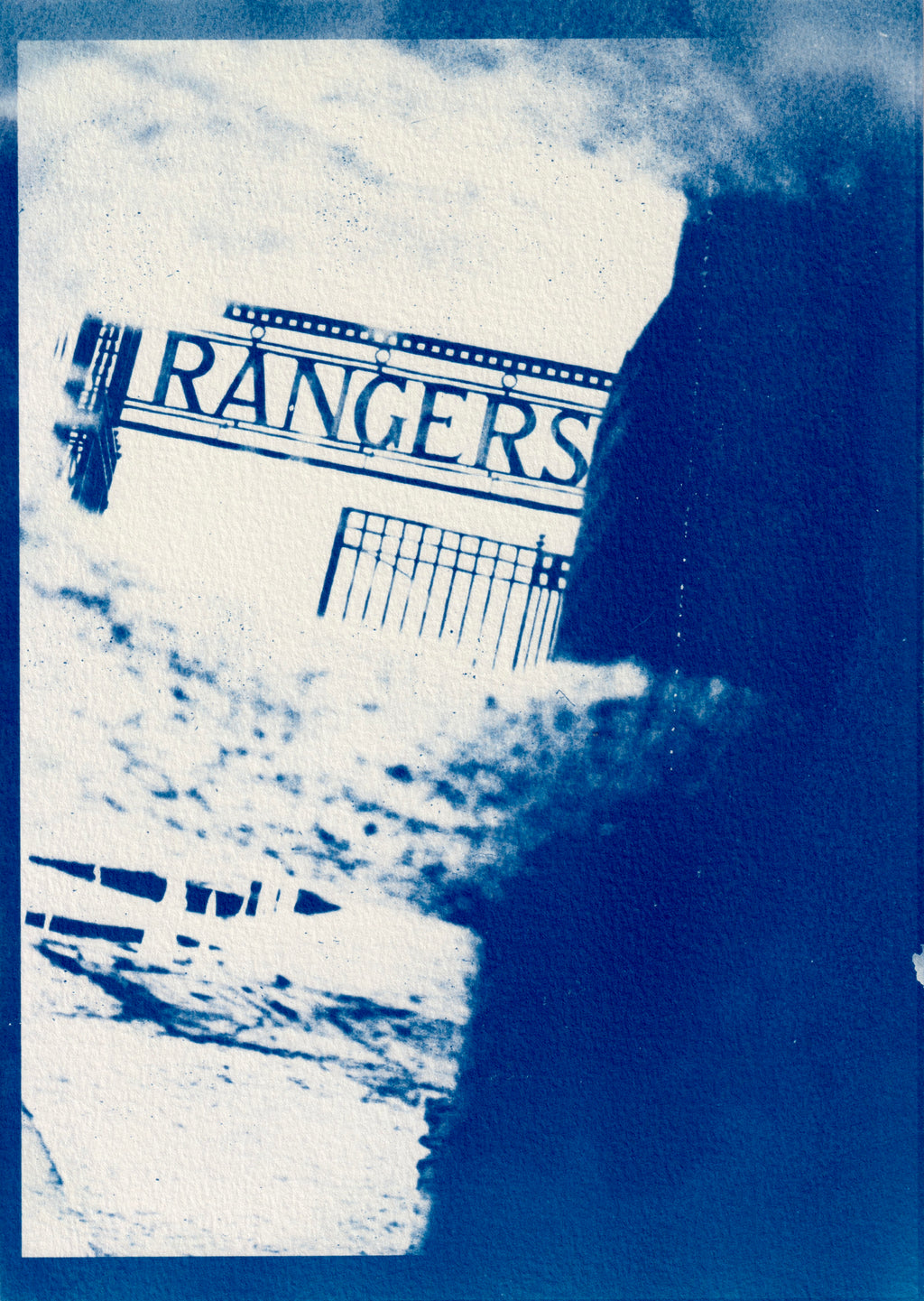 'Rainy Rangers' on Cyanotype print