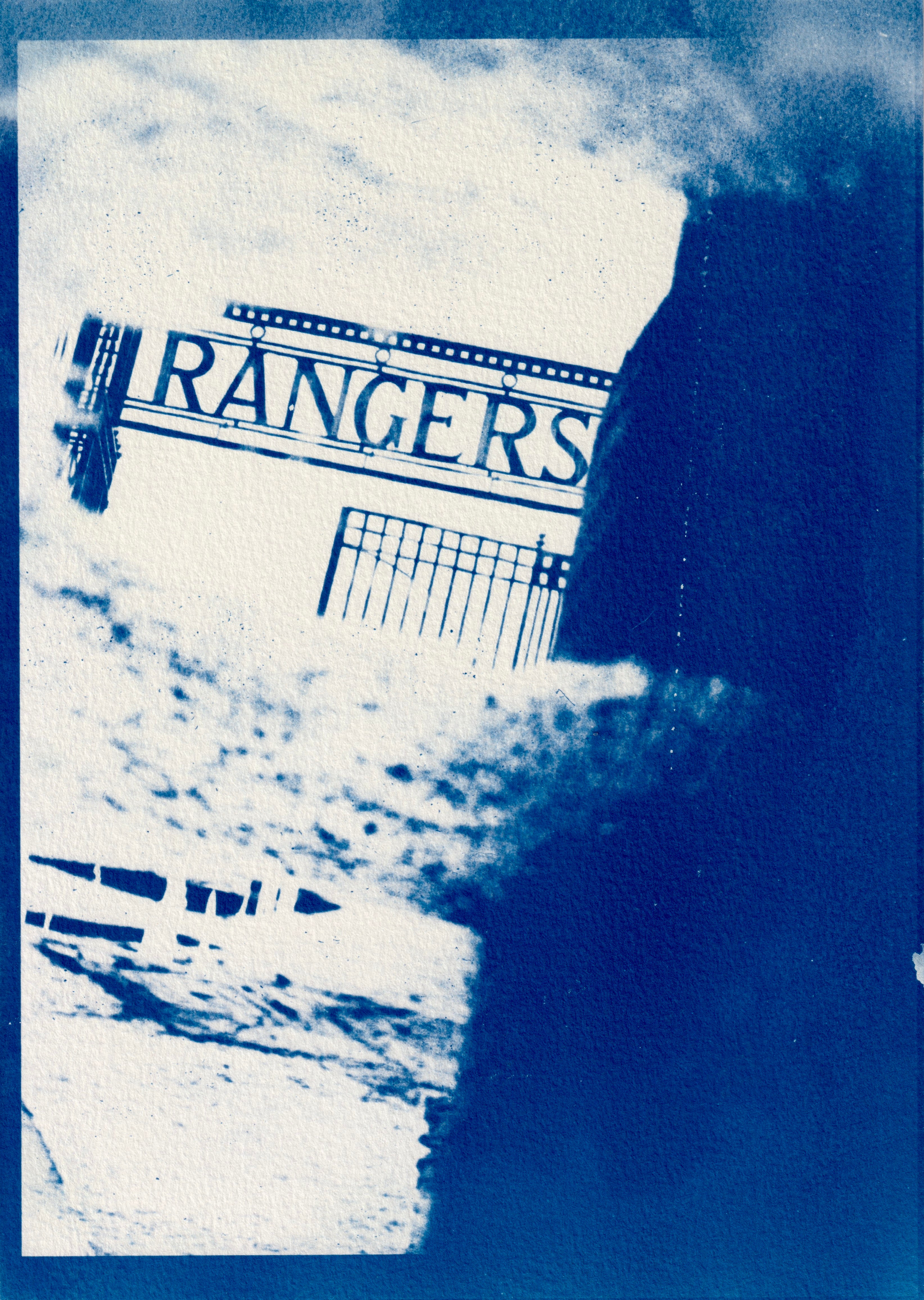 'Rainy Rangers' on Cyanotype print